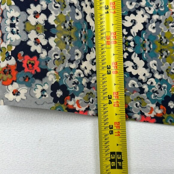 J Crew  100% Silk  Misty Fog Floral  Shift Dress - Picture 4 of 7